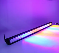 Sistema de luces LED para camión, barra de luz de 50 pulgadas, resistente al agua, 288W, de alta intensidad, con controlador, barra automática