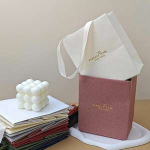 Sacs en papier de luxe pour vêtements et bijoux, personnalisés avec logo de marque, écologiques, avec poignée, pour promotion, vente au détail, cadeaux et achats - Product Image 1