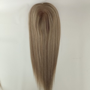 Preço Direto de Fábrica: Topper de Seda 5x7 Polegadas, 16 Polegadas, 50% de Densidade, Cabelo Humano Virgem Natural com Volume Extra, Renda HD Fina - Product Image 4