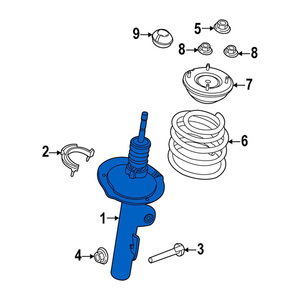 Piezas de Suspensión Trasera para Automóvil F2GC18K001AAC, Soporte de <span class=keywords><strong>Amortiguador</strong></span> <span class=keywords><strong>Delantero</strong></span> Changan <span class=keywords><strong>Monroe</strong></span>, Kit de Reparación Hidráulica para Ford New Edge 2017 - Product Image 6