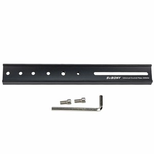 Placa de Montaje Tipo Cola de Golondrina SVBONY Vixen para Telescopio, Construcción de Aluminio, Negra, 4.72in/120mm, 8.26in/210mm, 11.81in/300mm - Product Image 3