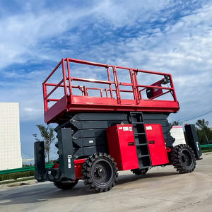 Plataforma elevadora eléctrica inteligente hidráulica de tijera, escalera, plataforma de trabajo aéreo, elevador autopropulsado para coche - Product Image 4