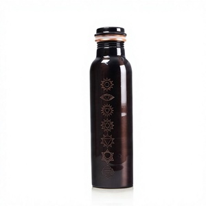 Bouteille d'eau isotherme en acier carbone antique, écologique, lavable au lave-vaisselle, de haute qualité, avec infuseur à thé et poignée, pour boissons chaudes/froides - Product Image 5