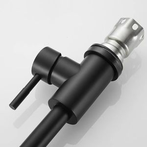 Commercio all'ingrosso della fabbrica in acciaio inox nero <span class=keywords><strong>rubinetto</strong></span> da cucina 360 gradi <span class=keywords><strong>rotativo</strong></span> lavello miscelatore acqua calda e fredda rubinetti di miscelazione - Product Image 6