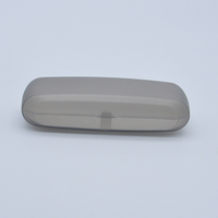 Étui à lunettes portable en plastique givré, boîte de rangement légère pour lunettes de vue et de lecture, logo personnalisé disponible