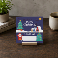 Cartes à gratter de Noël argentées, impression personnalisée, écologiques, en papier durable, pour tirage au sort en gros