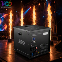 Lance-flammes électrique extérieur étanche 350W haute puissance DMX512 en aluminium à jet vertical pour scène musicale