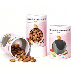 Tubo de Papel Cilíndrico Redondo Biodegradable de Grado Alimenticio con Ventana y Logotipo Personalizado para Envasado de Té, Café, Dulces, Galletas y Regalos - Product Image 5