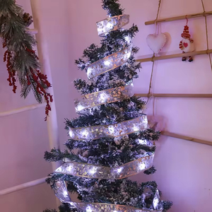 Guirnalda de Luces LED para Árbol de Navidad de 5m/10m, Funciona con Pilas, Diseño de Cinta, Luces Navideñas, Garantía de 1 Año, CRI 80 - Product Image 4