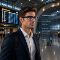 Gafas con Cámara IA Profesional 2026, 8MP, Grabación Antivibración, Audio Inteligente, Transferencia Rápida de Datos por Wi-Fi, Equipo para Vlogging