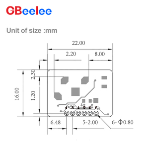 24GHz Bluetooth kết nối ứng dụng điều khiển Radar Mô-đun cảm biến thông số có thể điều chỉnh hỗ trợ sự hiện diện thở mô-đun phát hiện - Product Image 4