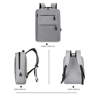 HAIBOWY <strong>Multi</strong>-Layer Pocket Universal Lightweight Computer Bag Waterproof Travel Unisex Laptop <strong>Backpack</strong> <strong>With</strong> Usb Laptop <strong>Backpack</strong> - Product Image 3