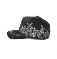 Topi Baseball Kanvas Berkualitas Original 100% Baru, Model Sporty dengan Huruf, Pinggiran Melengkung, G5 Custom Bordir 3D, Dapat Disesuaikan, Unisex