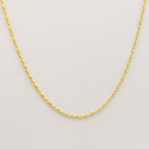 Collar Gargantilla de Cadena de Cuerda de Eslabones Torcidos Estilo Hip Hop en Oro de 18K para Hombres y Mujeres Joyería de Oro Puro - Product Image 5