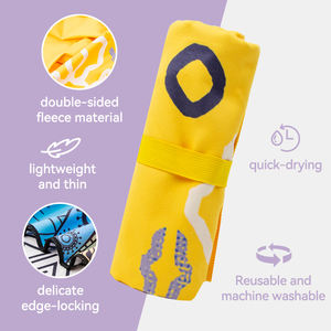 Toalla deportiva de microfibra con logotipo personalizado Toallas de <span class=keywords><strong>playa</strong></span> sin arena de verano Toalla de <span class=keywords><strong>playa</strong></span> con estampado personalizado de secado rápido - Product Image 2