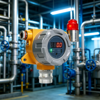 Détecteur de gaz électrochimique IP65 anti-poussière H2 CO CO2 HCL, analyseur de gaz industriel à hydrogène avec RS485 Modbus Ex d IIC T6