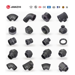 Jianzhi mặt bích đánh bóng lắp ống và phụ kiện núm vú SUS Đen gang Phụ kiện ống khớp nối - Product Image 1