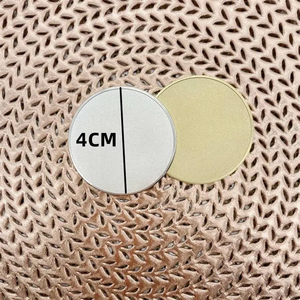 カスタムデザイン金真鍮マットコインブランクファイバーレーザー彫刻ヒンズー教徒 - Product Image 3