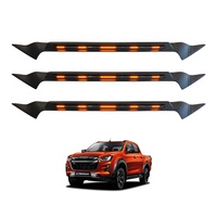 Protection de capot TXR avec éclairage de streamer synchronisé à la direction de la voiture d'origine, accessoires de protection de capot LED pour Isuzu D-Max 2021