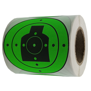Autocollants de cible de tir à croix de 3 pouces, points fluorescents ronds pour une calibration rapide de la visée, directement de l'usine - Product Image 2