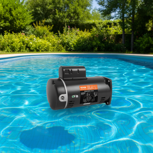 Moteur de pompe de piscine Vevor 1,5 CV 115/230V 56Y monophasé en fonte pour utilisation en piscine - Product Image 2