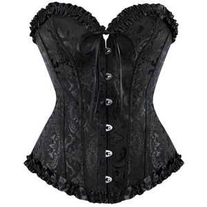 Corsetto Modellante Donna 2026 Hot Selling: Top Bustier in Pizzo con Fiocco, Vestibilità Slim, Effetto Snellente e Stecche a Lisca di Pesce - Product Image 1