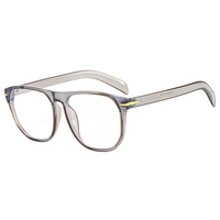 Lunettes de vue carrées de grande taille avec verres UV400 pour hommes