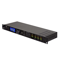 Processeur audio DSP BHA 2 entrées 6 sorties, système de gestion de haut-parleurs en rack, crossover intégré, égaliseur, limiteur pour sonorisation de concert