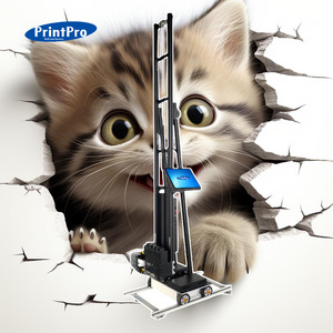 Printpro เครื่องพิมพ์3D ติดผนังอัตโนมัติเครื่องพิมพ์ติดผนังแนวตั้งเครื่องพิมพ์ยูวีอิงค์เจ็ทสำหรับทาสีผนัง - Product Image 1