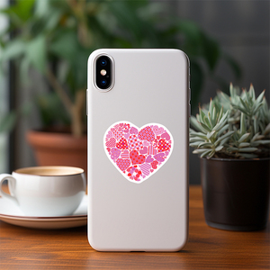 Ngày Valentine Nhiệt Nhãn Sticker Bao Bì Nhãn Tùy Chỉnh Dính Giấy Không Thấm Nước Hình Trái Tim Dán - Product Image 4