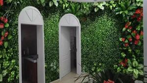 Mur de plantes artificielles, DIY, extérieur, UV, vert, personnalisé, mur de plantes verticales, faux mur de végétation - Product Image 6