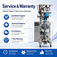 Machine d'emballage verticale DEEPACK PLC à scellage 4 côtés, équipement électrique de scellage de sachets en aluminium pour sachets de thé, sauces
