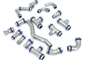 Offre Spéciale DVGW W534 Viega SS304 SS304L SS316L V profil 54mm raccords de tuyauterie de presse d'accouplement à <span class=keywords><strong>glissement</strong></span> - Product Image 4