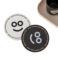 Sous-verre en mélamine en porcelaine fine, écologique, résistant à la chaleur, minimaliste, haut de gamme, accessoire pour café