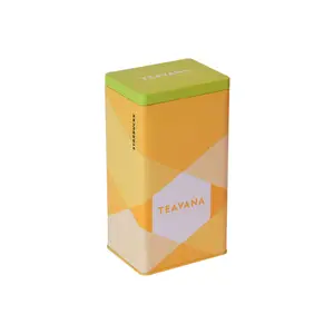 Caja de hojalata con impresión personalizada de fábrica, lata de Metal para café, té, 500g, 100ml