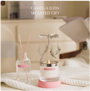 Tùy chỉnh hương liệu nến Hộp quà tặng trang trí nhà đám cưới đồng hành Bộ quà tặng ngày Valentine sáp đậu nành khuếch tán - Product Image 4