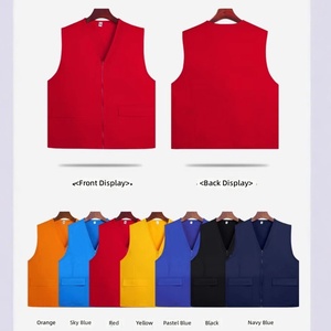 Gilet e T-shirt Unisex in Puro Cotone SHILIN <span class=keywords><strong>per</strong></span> Eventi Promozionali, Stampa di Testo/Loghi, Fusione Senza Cuciture, Stampa a Trasferimento Termico <span class=keywords><strong>per</strong></span> <span class=keywords><strong>Lavoro</strong></span> - Product Image 2