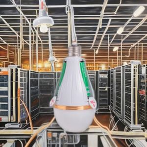 Lampes LED d'urgence portables avec fonction de charge de batterie rechargeable et ampoule - Product Image 4