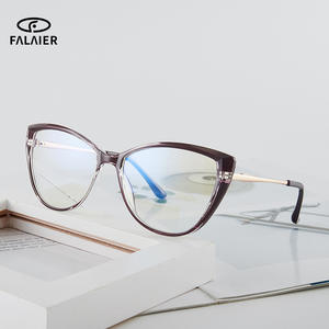 Gafas de Montura Completa Falaier Cat Eye TR87077 con Lentes Anti-Luz Azul para Mujer - Product Image 1