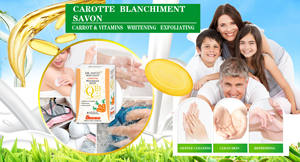 Jabón Blanqueador de Zanahoria y Vitaminas DR.DAVEY Q10+VC 100g, Marca Blanca Personalizable, Fabricante - Product Image 4