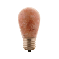 Lampe à sel LED G45 en cristal, lampe à sel LED de l'Himalaya, lampe à sel de lave volcanique
