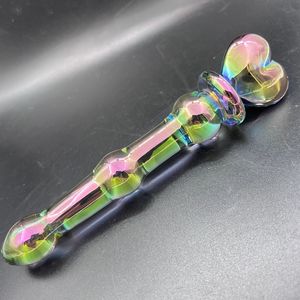 Maßgefertigte Erotik-Produkte YFSJ Versilberter Transparenter Borosilikatglas-Dildo - 100% Wasserdicht Umweltfreundlich für Frauen - Product Image 4