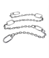 Chaîne de levage en acier inoxydable galvanisé avec maillon maître forgé
