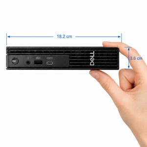 คอมพิวเตอร์ Dell Pro รุ่นใหม่ QCM1250 แท้ พร้อม Core I3 I5 I7 แรม 8GB 16GB DDR5  SSD 512GB 1TB WiFi สำหรับธุรกิจและสำนักงาน มินิพีซี Core I3 - Product Image 1