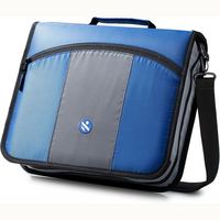 Classeur portable multi-poches Case-it Factory avec fermeture éclair, capacité de 600 feuilles, organiseur scolaire multi-poches