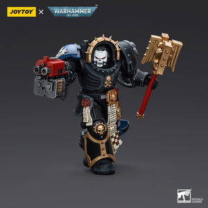 JOYTOY Dark Source <span class=keywords><strong>Warhammer</strong></span> <span class=keywords><strong>40K</strong></span> Ultramarines Chaplain Terminator Armour PVC 1:18 Figura <span class=keywords><strong>de</strong></span> Acción Soldado Modelo JT7080 12+ - Product Image 4