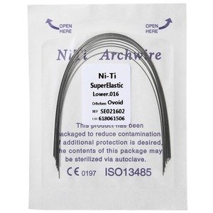 Ni-Ti SuperElastic Orthodontic <b>Wire</b> Ovoid 0.016x0.022 For Dental Braces CE Certified - Product Image 3