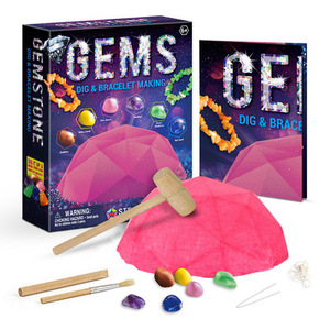 Jouets éducatifs pour enfants, pelle astronomique, bracelet en pierres précieuses naturelles, bricolage, nouveau produit, - Product Image 1