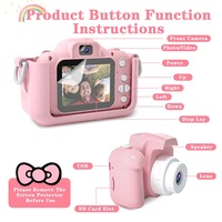 Kamera instan Digital Mini anak-anak, ukuran saku 2.4 inci 32GB, hadiah Natal, kamera Digital Mini, harga warna, kamera foto instan, cetak instan