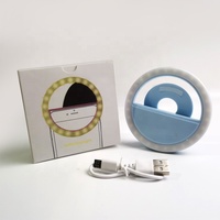 OEM LOGO MINI Selfie Ring Licht clip Wiederauf ladbare Mini-LED-Telefon Einfüll licht LED-Blitz lampe Mini luz selfie para telemovel